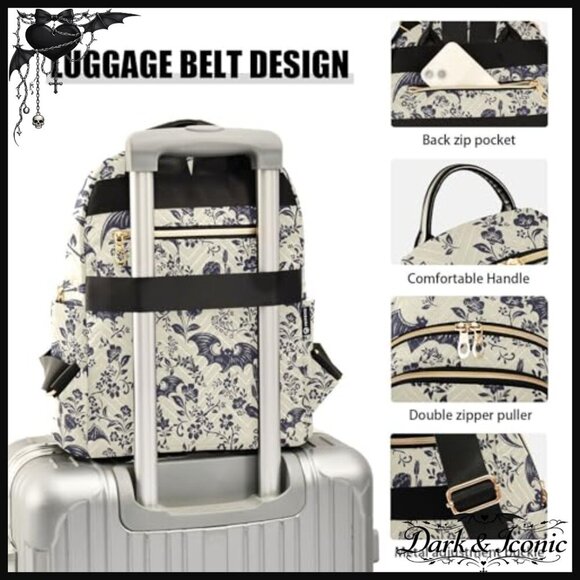Lightweight Polyester Women\'s Fashion Backpack Purse with Multiple Pockets main image 6